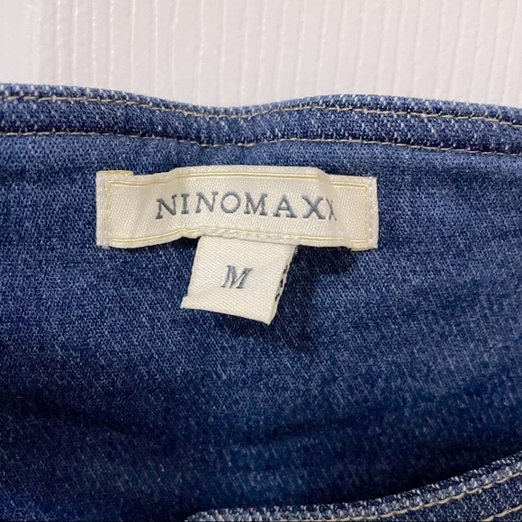 Young Ladies Rich Dark Denim Cami Dress with Pockets | ONE Size - Picture 9 of 9